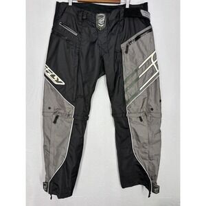 Fly Racing Patrol Off-Road Dual Sport Motocross Pants Mens Black Gray Size 42